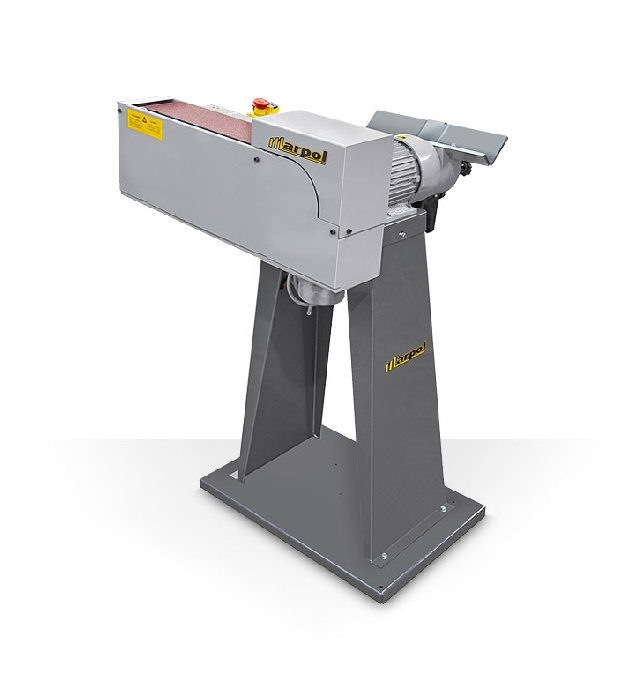 Swiveling belt sander combined with bevelling machine